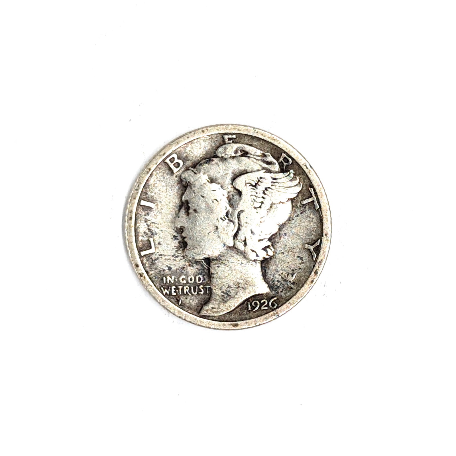 1926 Silver Mercury Dime: Silver 