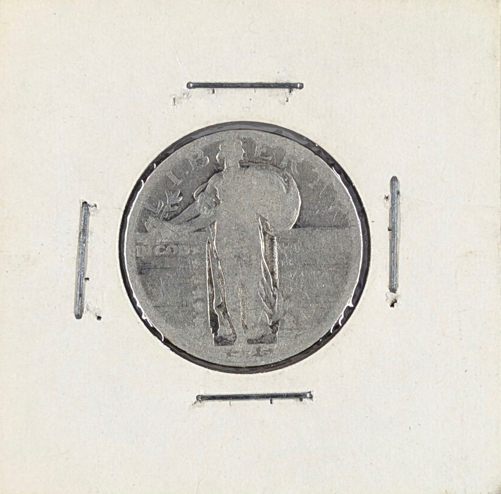 1925 Silver Standing Liberty Quarter: Silver 