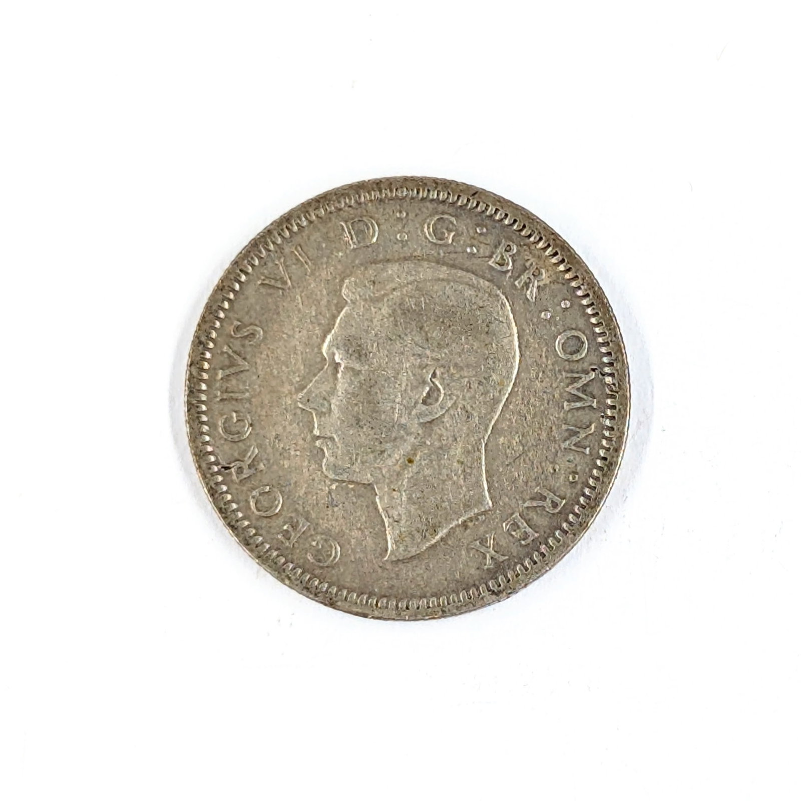 1938 Silver United Kingdom 6 Pence - 2