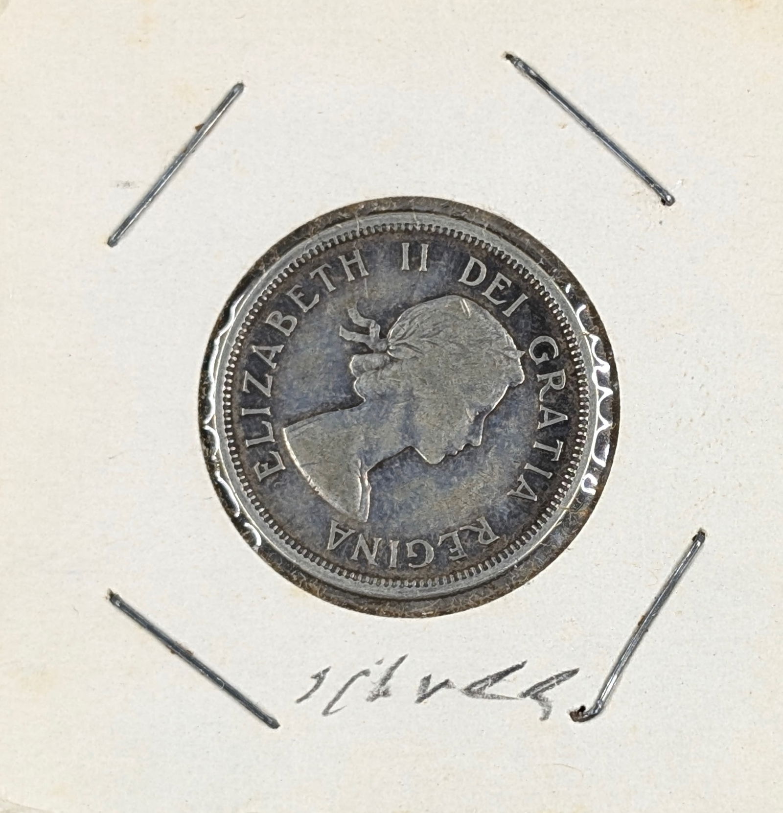 1957 Silver Canadian Quarter - 2