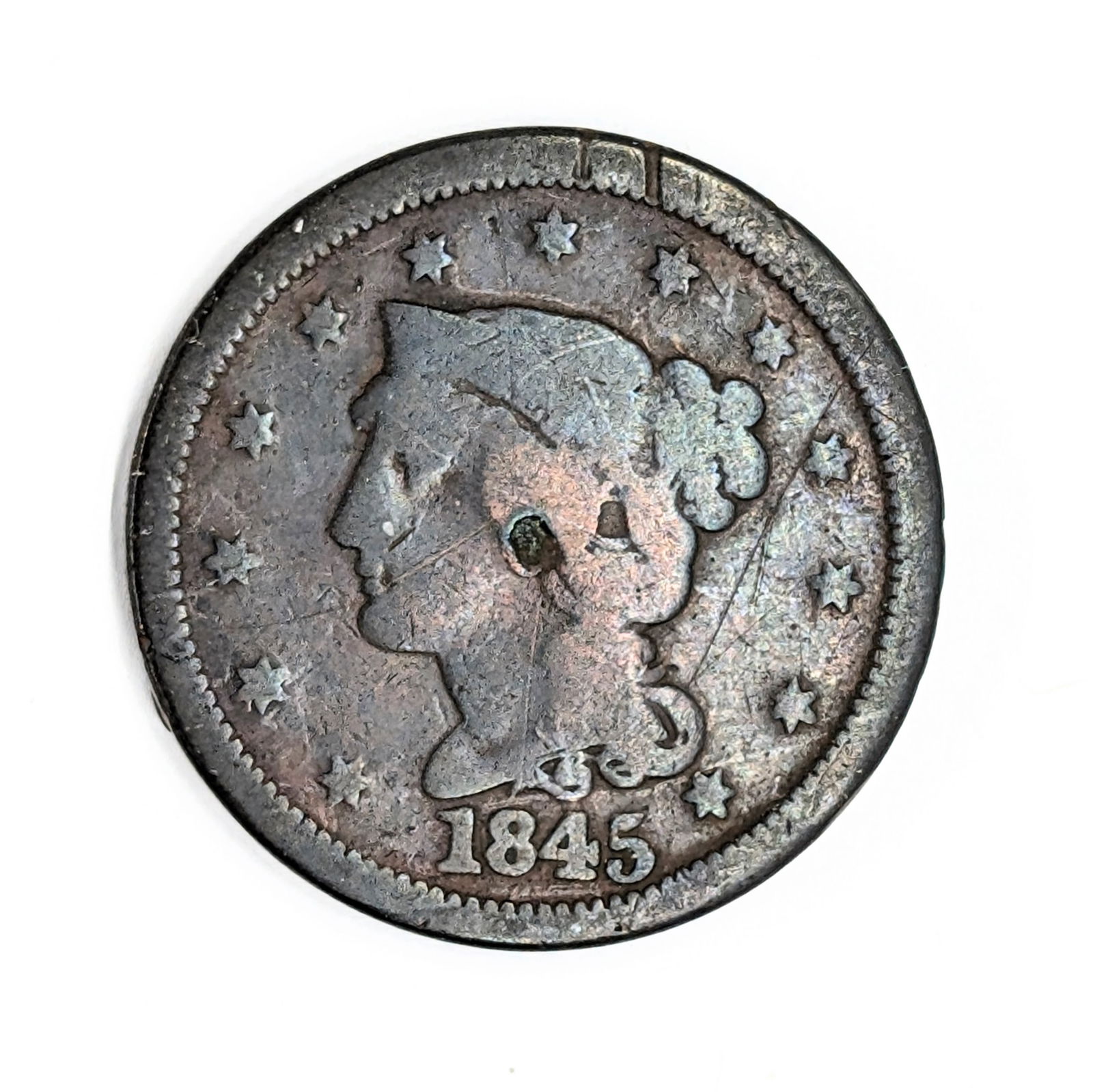 1845 Large Cent (1 of 2)