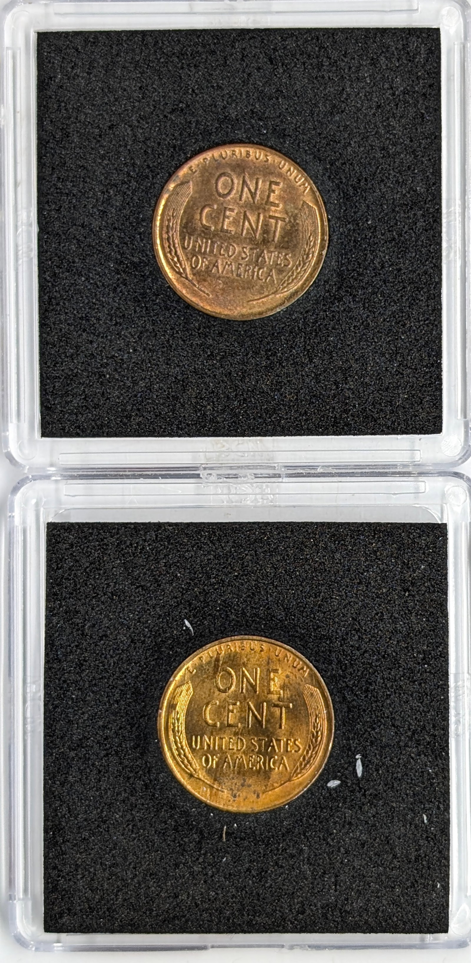 Lot of 2 Wheat Cents - Uncirculated 1940 P/S - 2