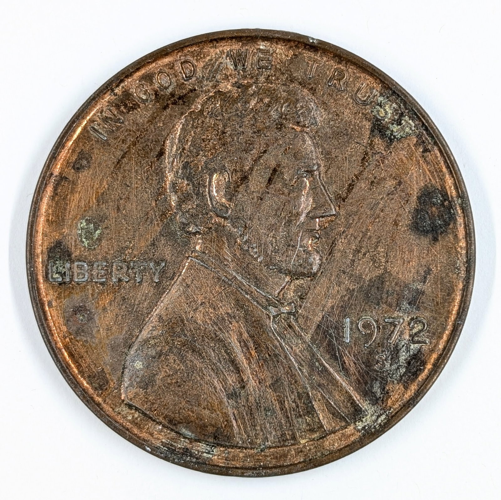 Large Commemorative 1972-S Lincoln Memorial Replica: Commemorative Medal has a 3in diameter 