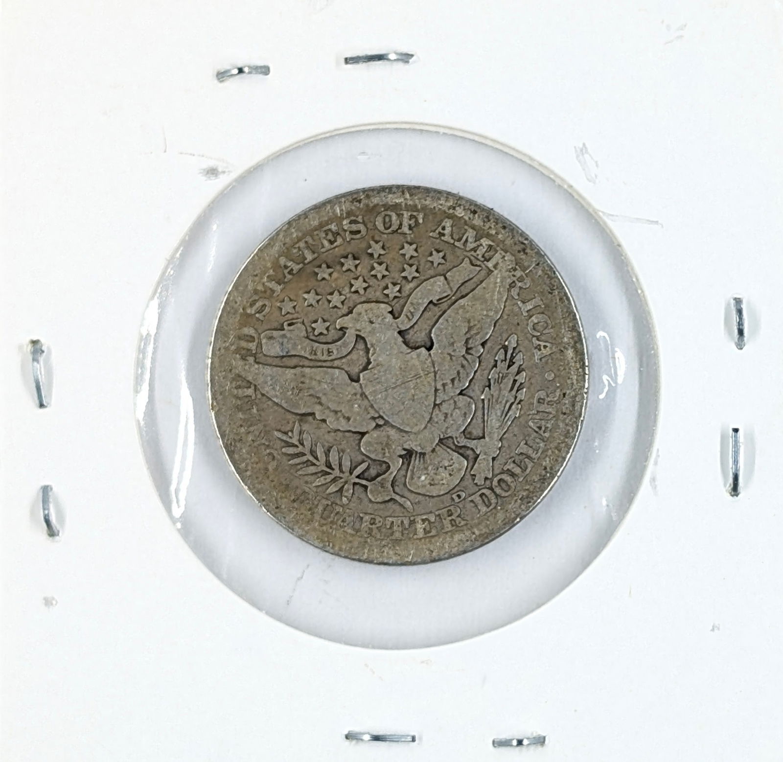 1908-D Silver Barber Quarter - 2