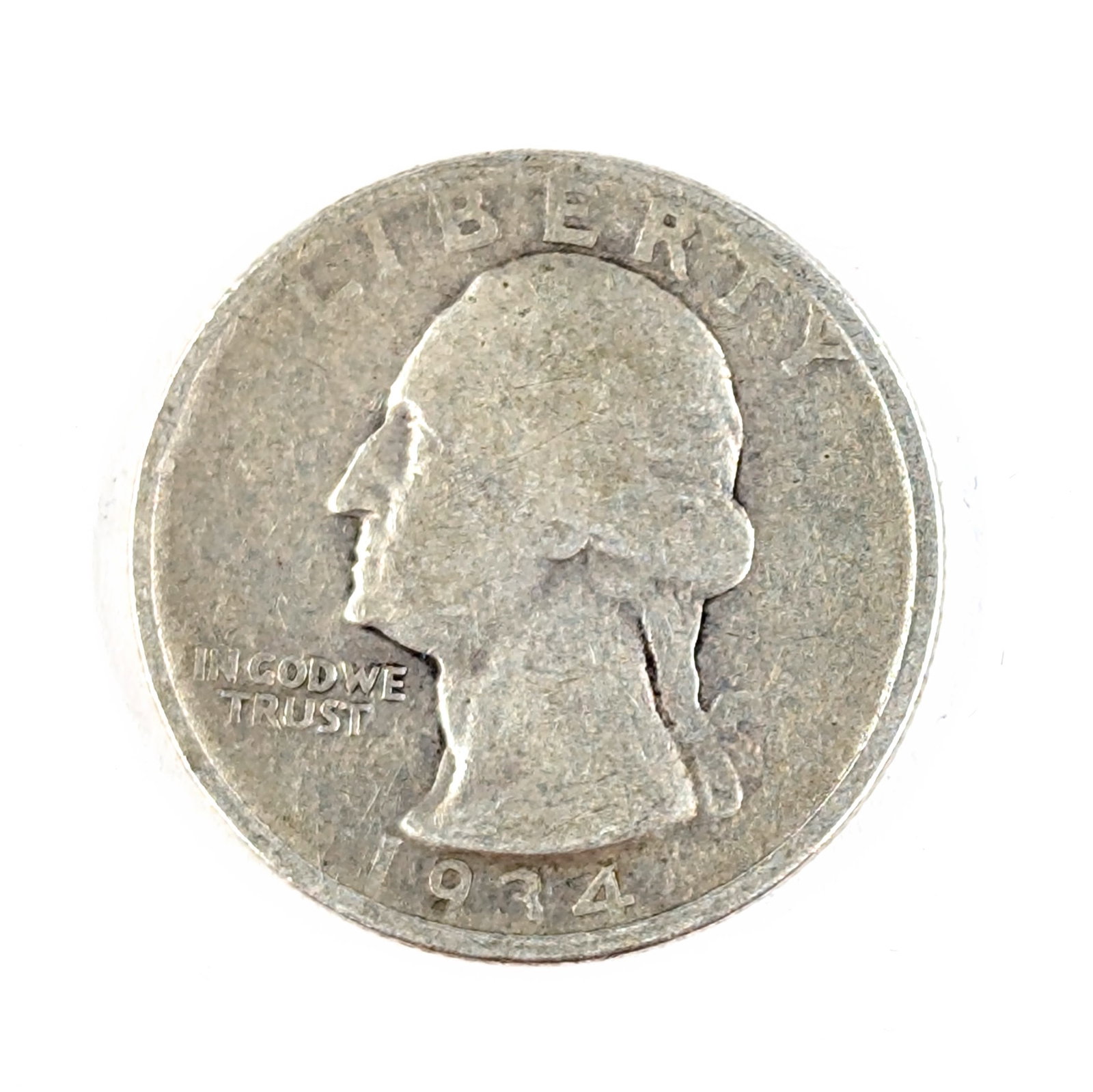 1934-D Silver Washington Quarter (1 of 2)