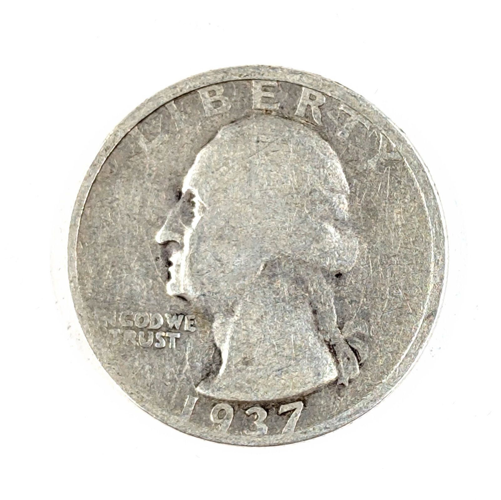 1937-S Silver Washington Quarter - KEY DATE - 3