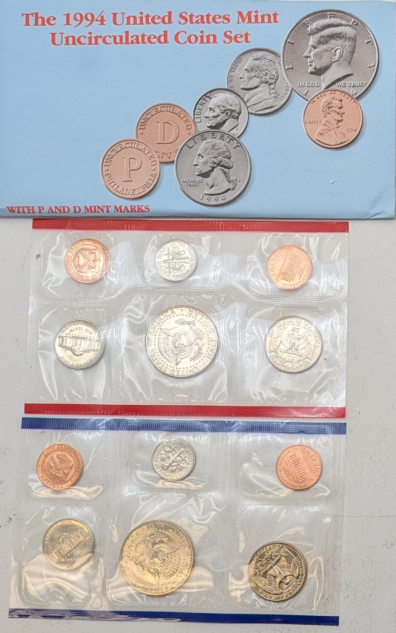 1994 US Mint Uncirculated Coin Set - 2