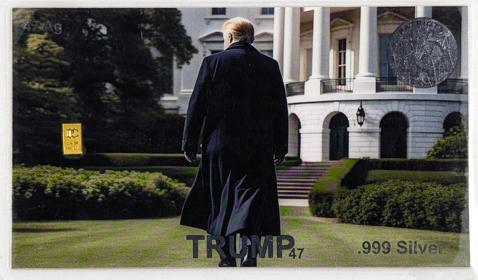 Donald Trump 1/4 grain .999 Fine Gold by Patriot's Coin: Gold 