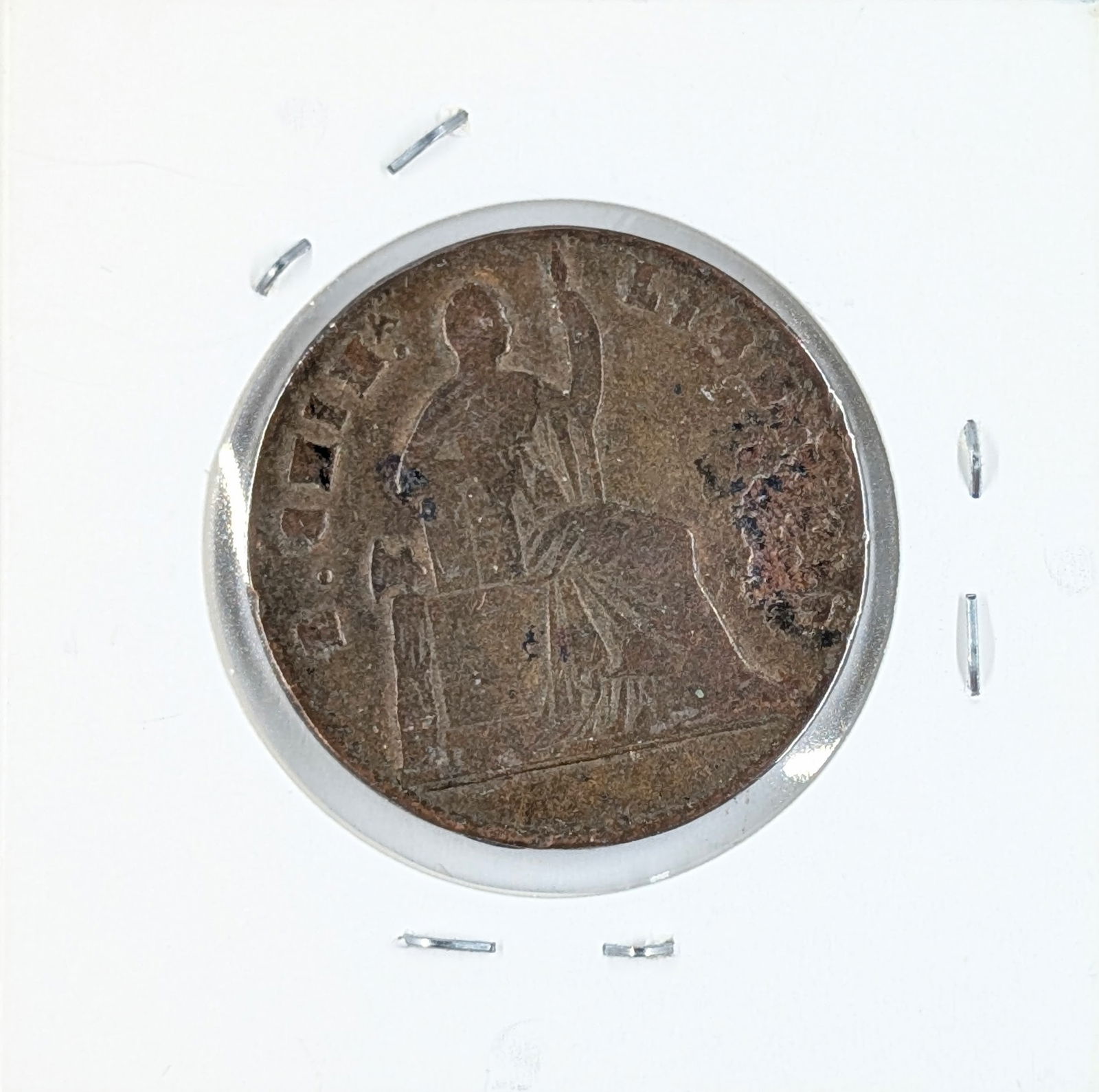 1861 Mexican 1/4 Reales - 2