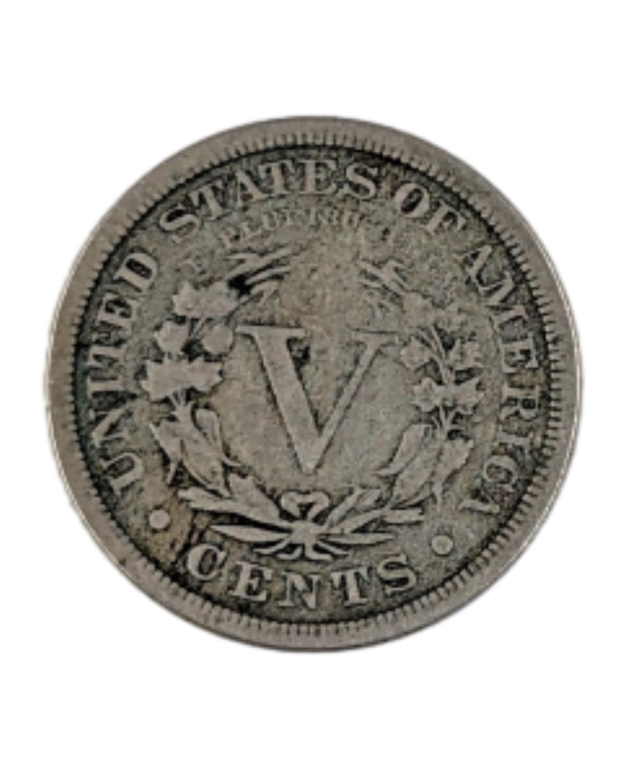 1883 Liberty V Nickel- W/ Cents - 2