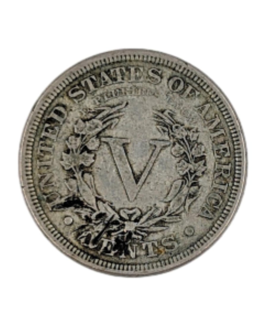 1892 Liberty V Nickel - 2