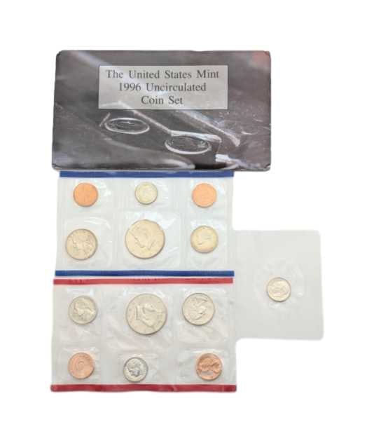 1996 US Mint Uncirculated Coin Set w/ 1996-W Dime!: _ 