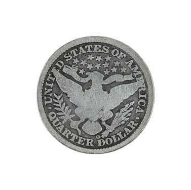 1893-O Silver Barber Quarter - 2