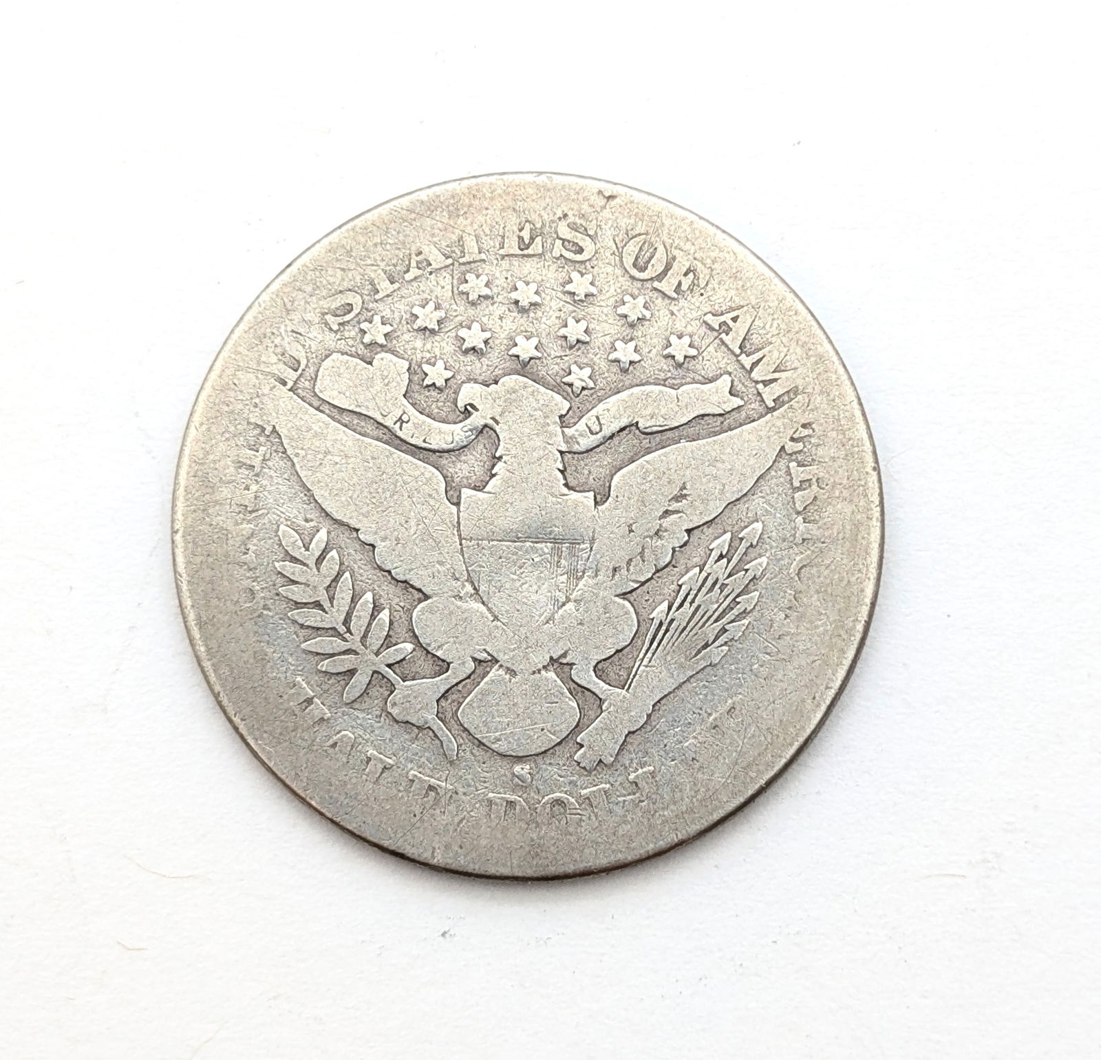 1895-S Silver Barber Half Dollar - 2