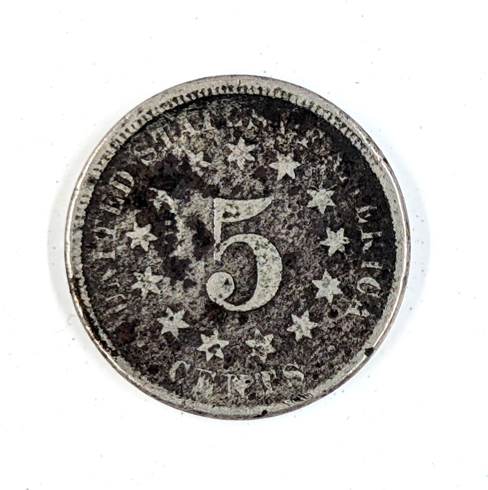 1876 Shield Nickel - 2