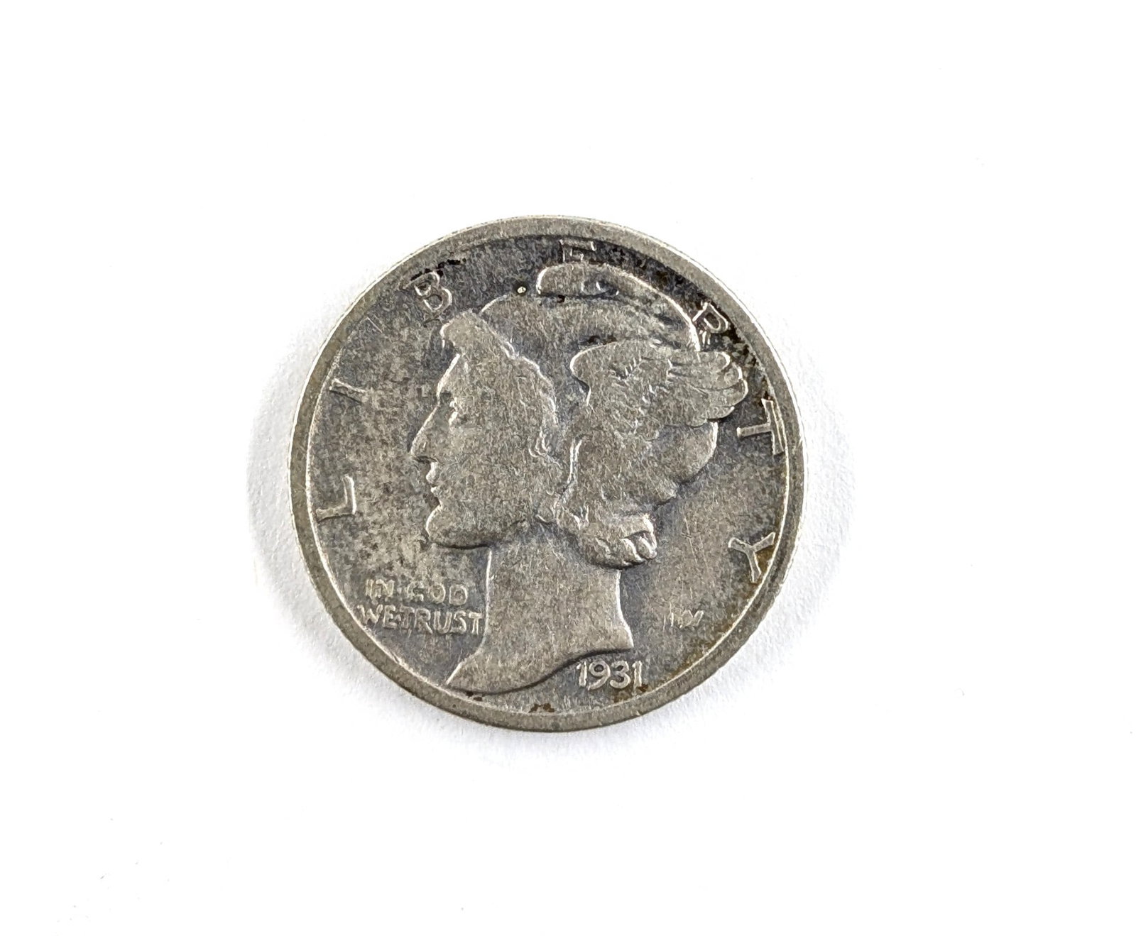 1931-D Silver Mercury Dime- Key Date - 3