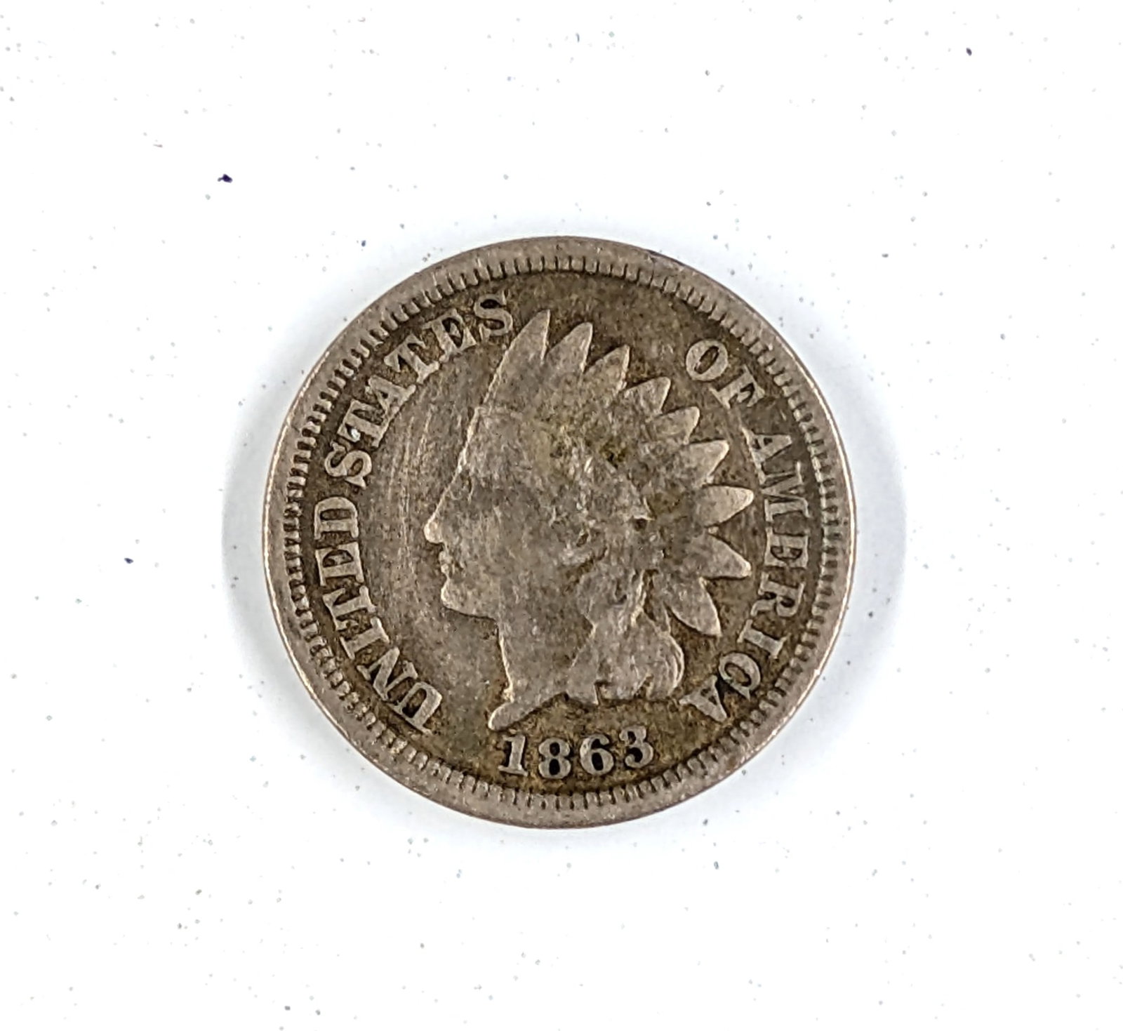 1863 Indian Cent: _ 