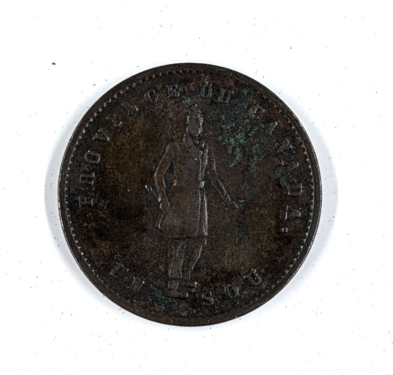 1852 Half Penny - Quebec Bank Token - 2