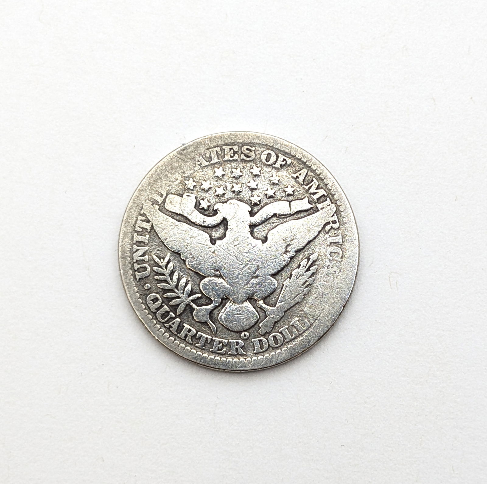 1904-O Silver Barber Quarter - 2