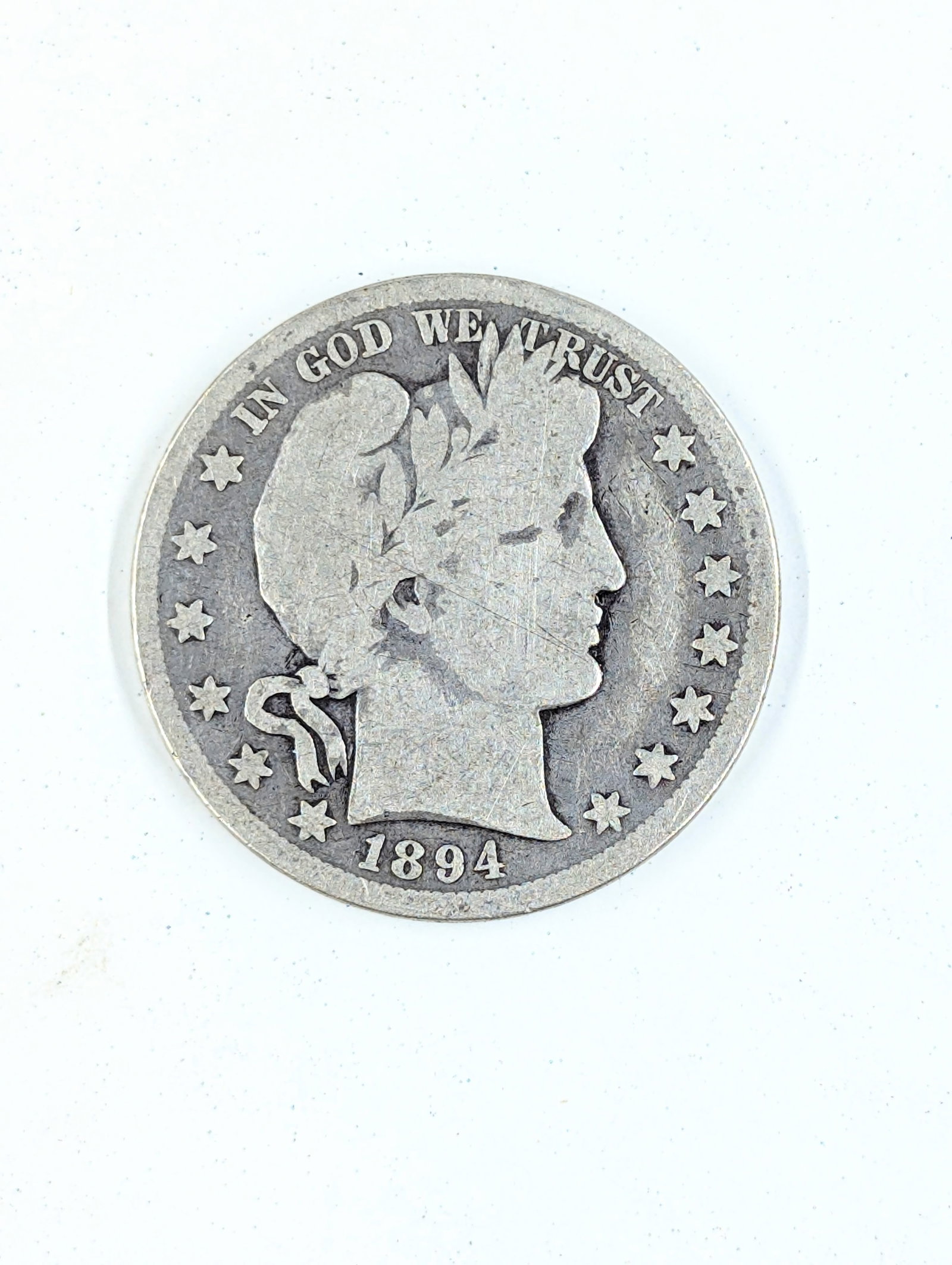 1894-O Silver Barber Half Dollar: _ 