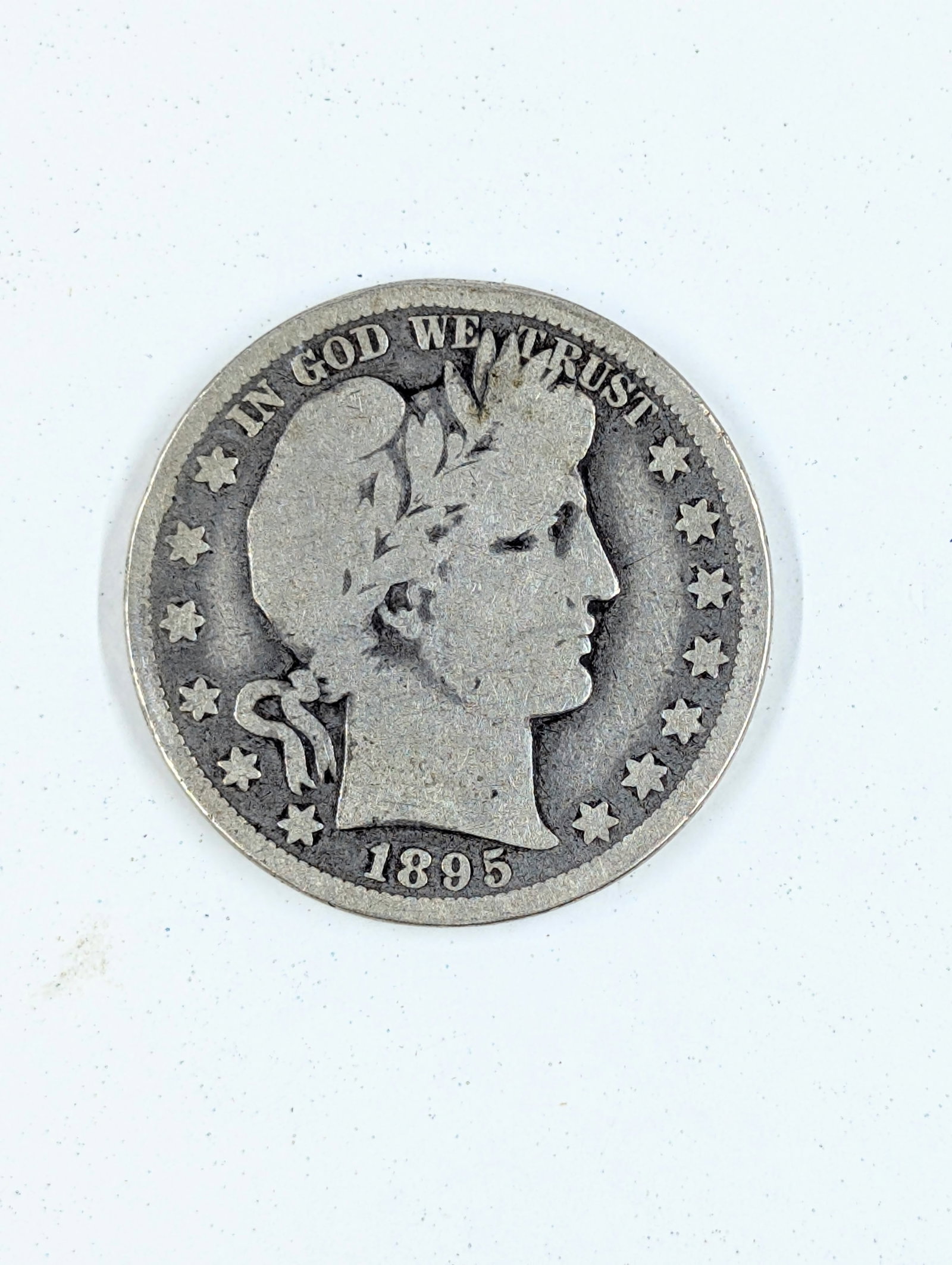 1895-O Silver Barber Half Dollar: _ 