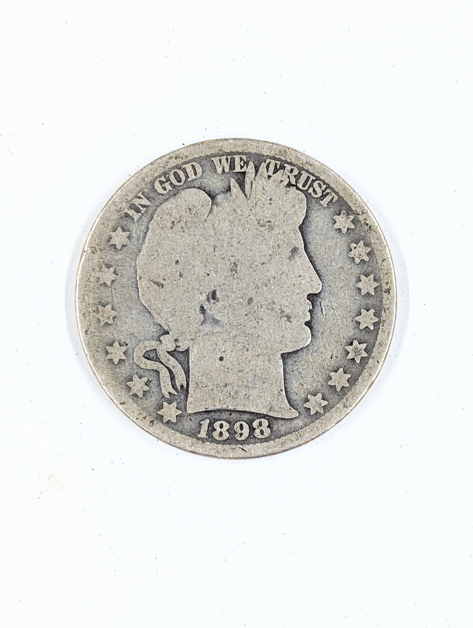 1898-O Silver Barber Half Dollar: _
