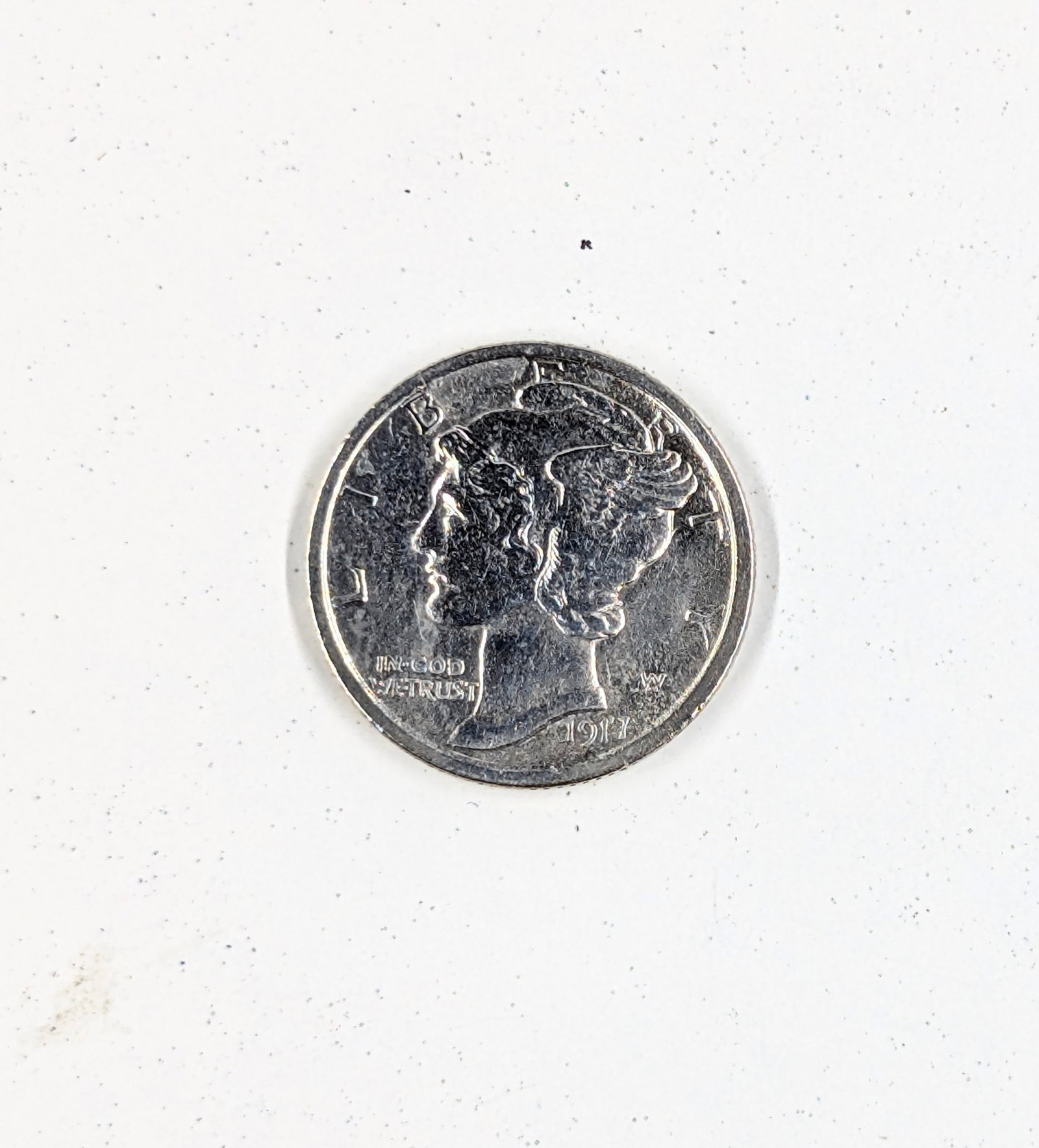 1917 Silver Mercury Dime- MS: Incredible Definition! 