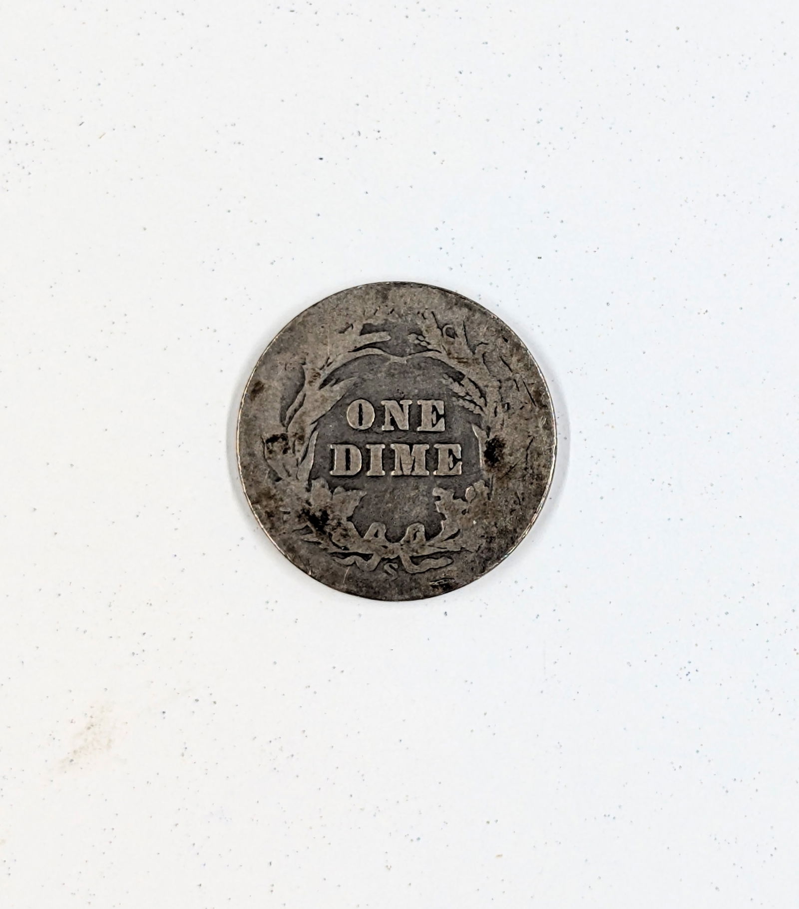 1902-S Silver Barber Dime - 2