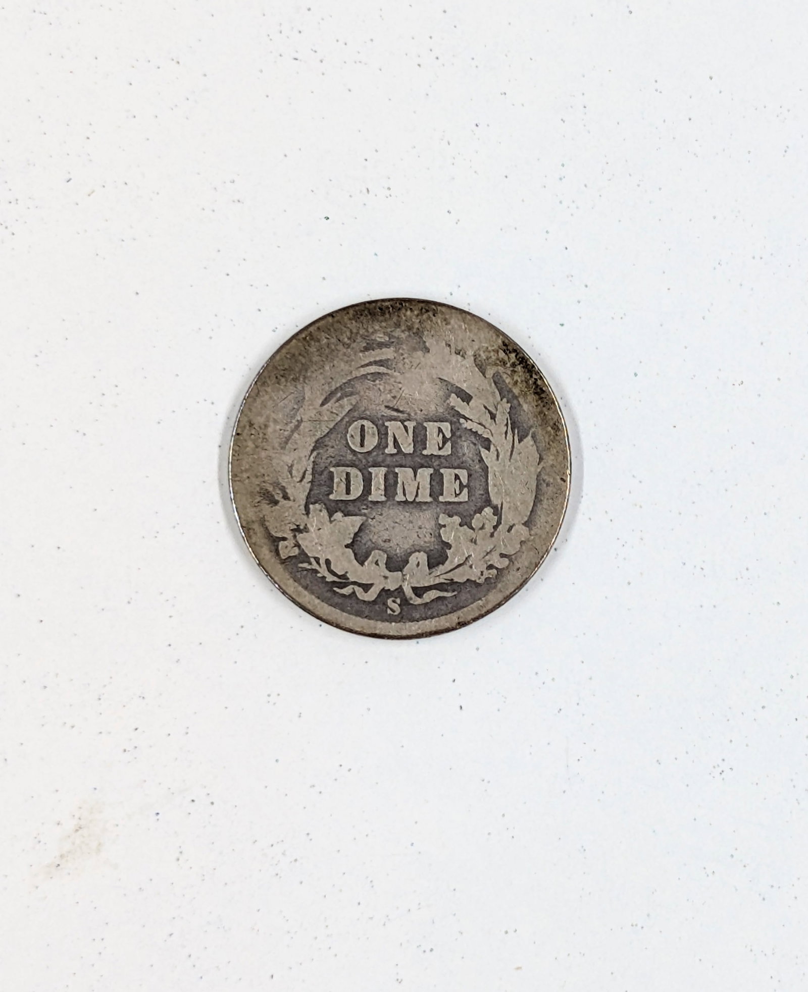 1895-S Silver Barber Dime - 2