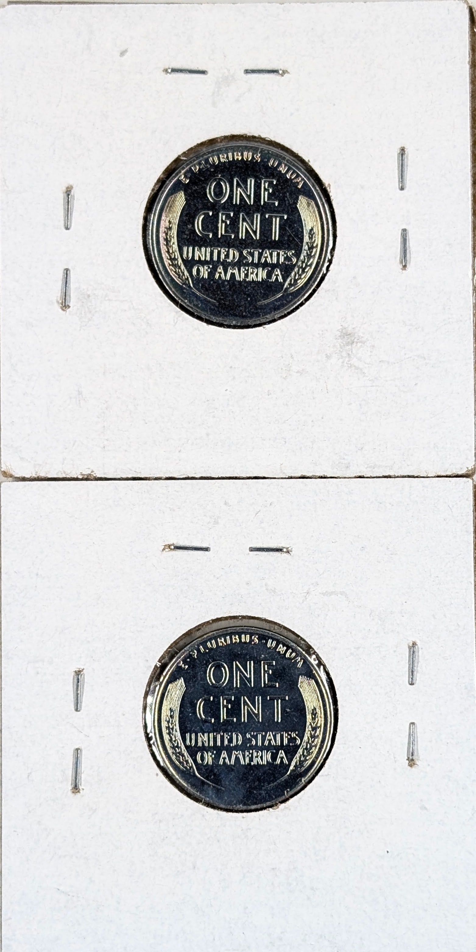 Lot of 2 1943-D Steel Lincoln Cents- BU - 2