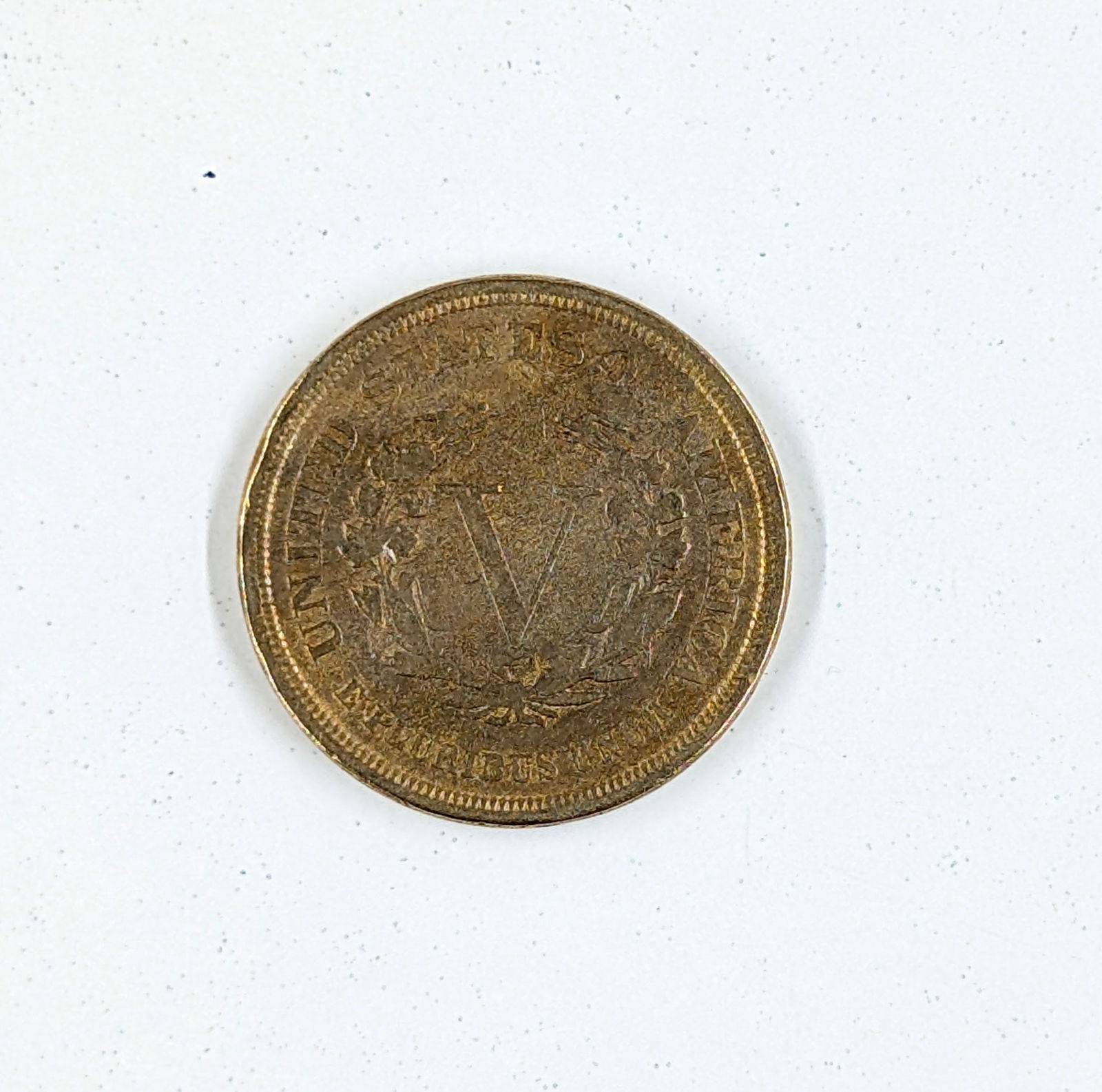 1883 Gold Plated Shield Nickel - 2