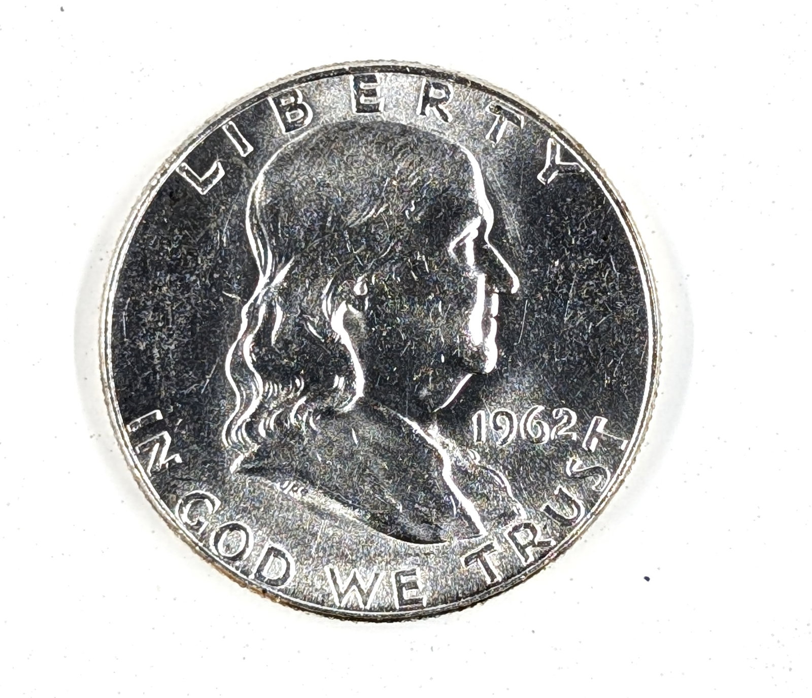 1962-D Silver Franklin Half Dollar- Uncirculated: _ 