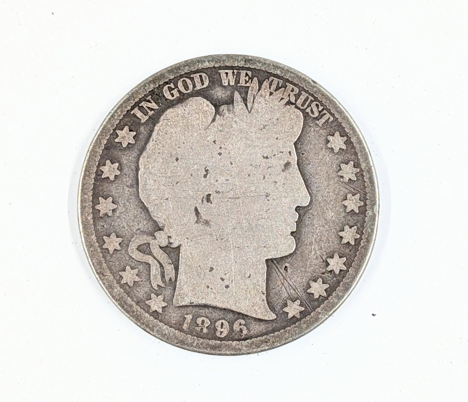 1896-O Silver Franklin Half Dollar- Uncirculated: _ 