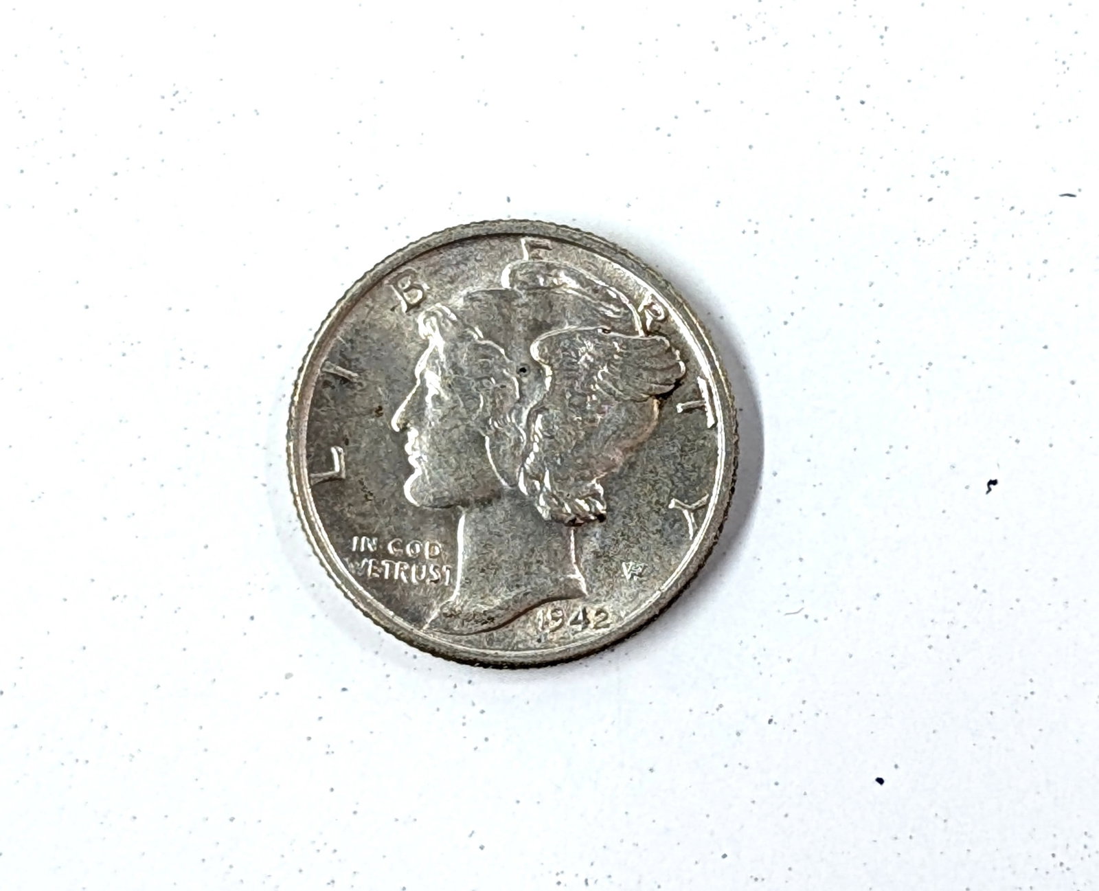 1942-S Silver Mercury Dime: _ 