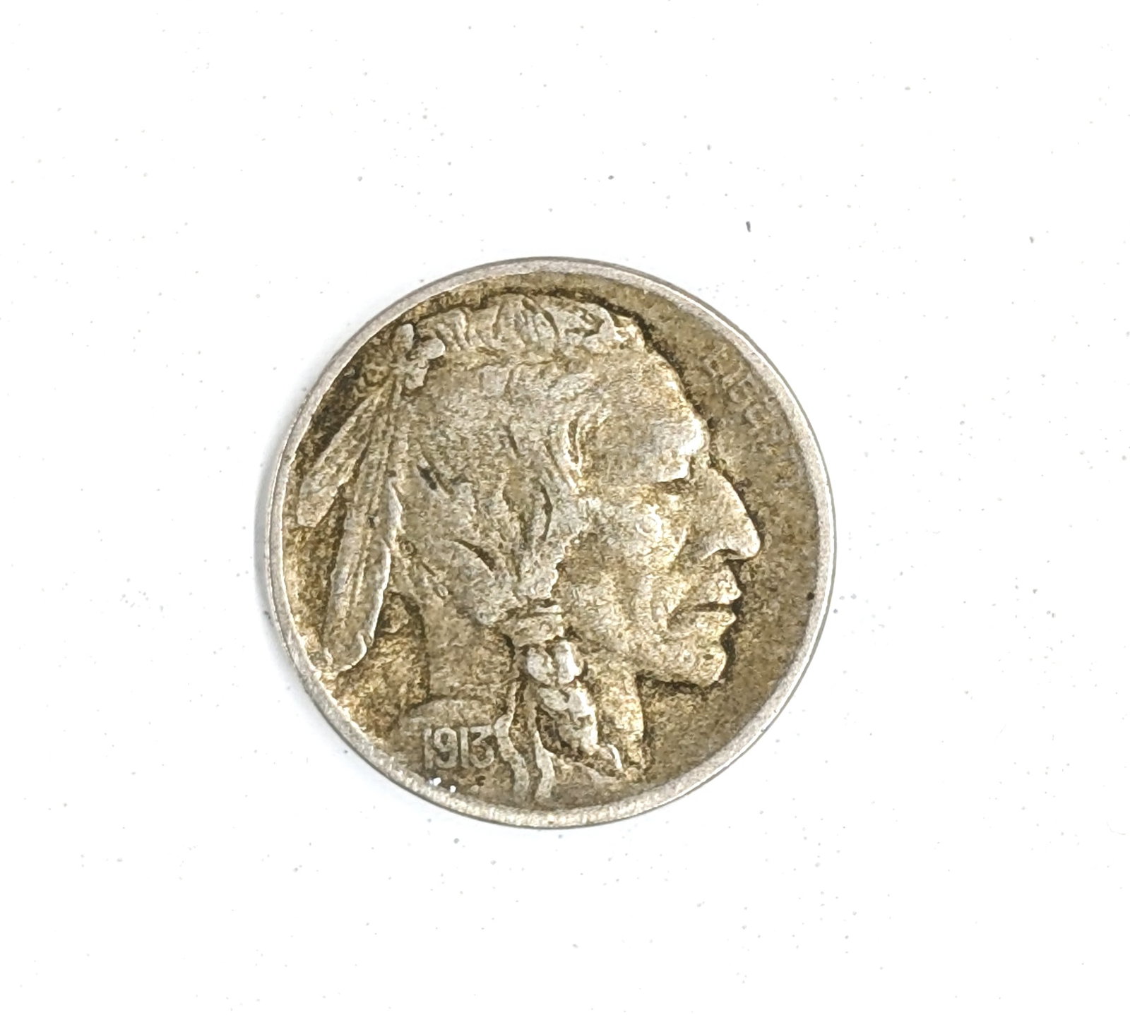1913 Type 2 Buffalo Nickel: _ 