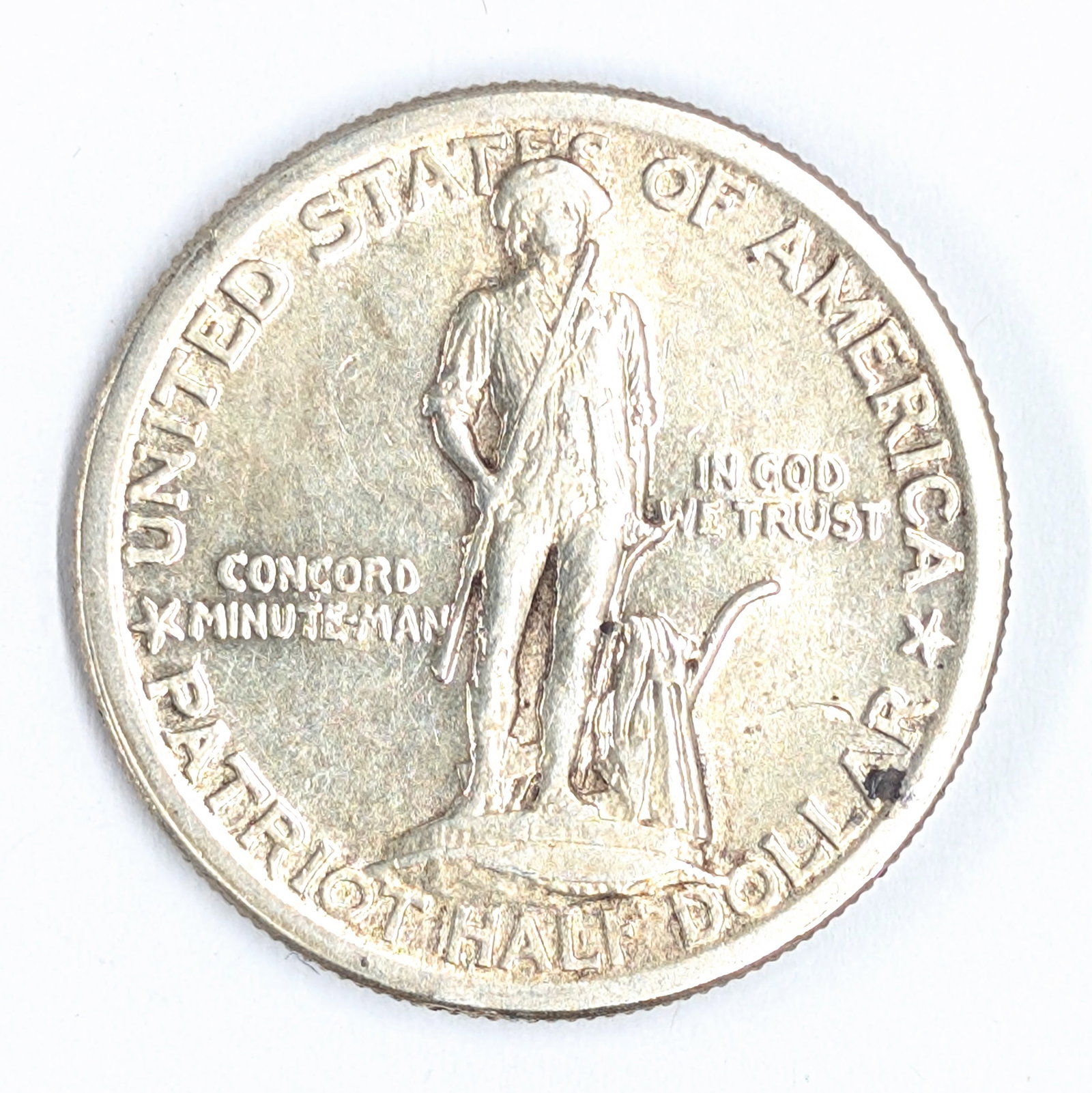 FEATURE 1925 Lexington-Concord Sesquicentennial Silver Half Dollar - 2