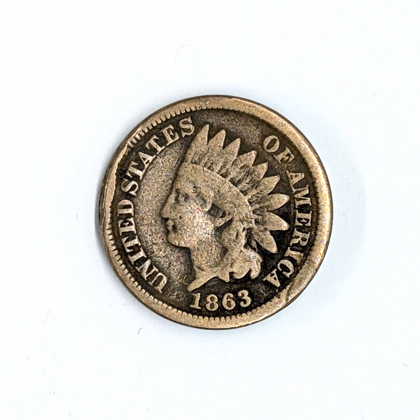 1863 Indian Head Cent (1 of 2)
