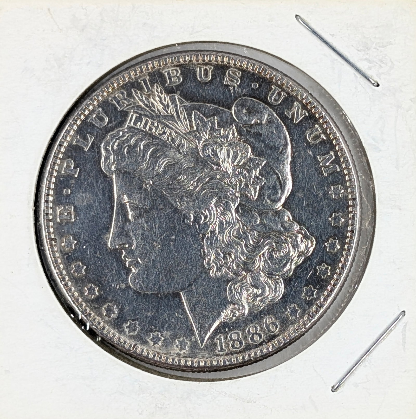 1886 Morgan Silver Dollar: Silver 