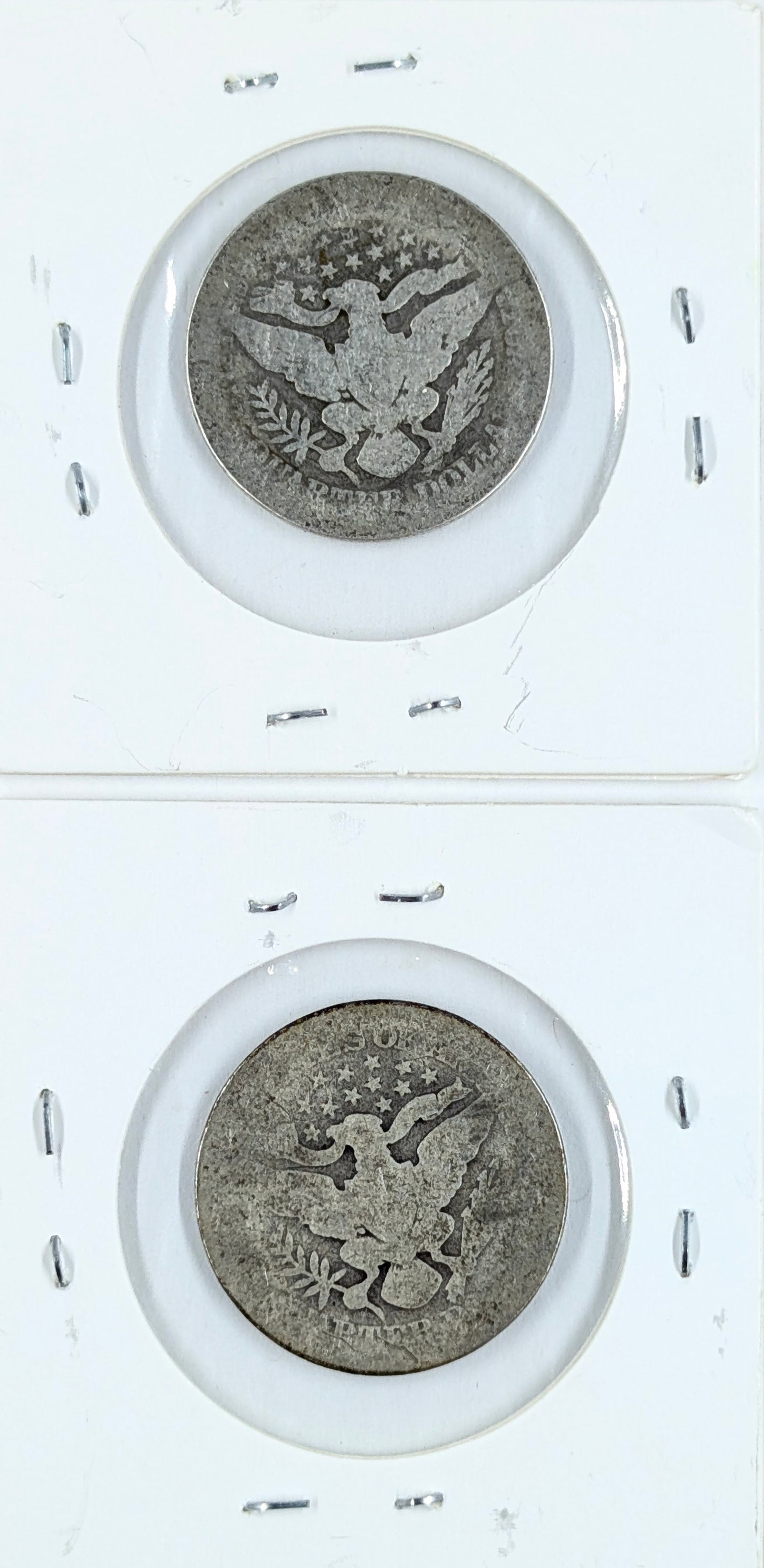 Lot of 2 Silver Barber Quarters - 1893, 1894 - 2