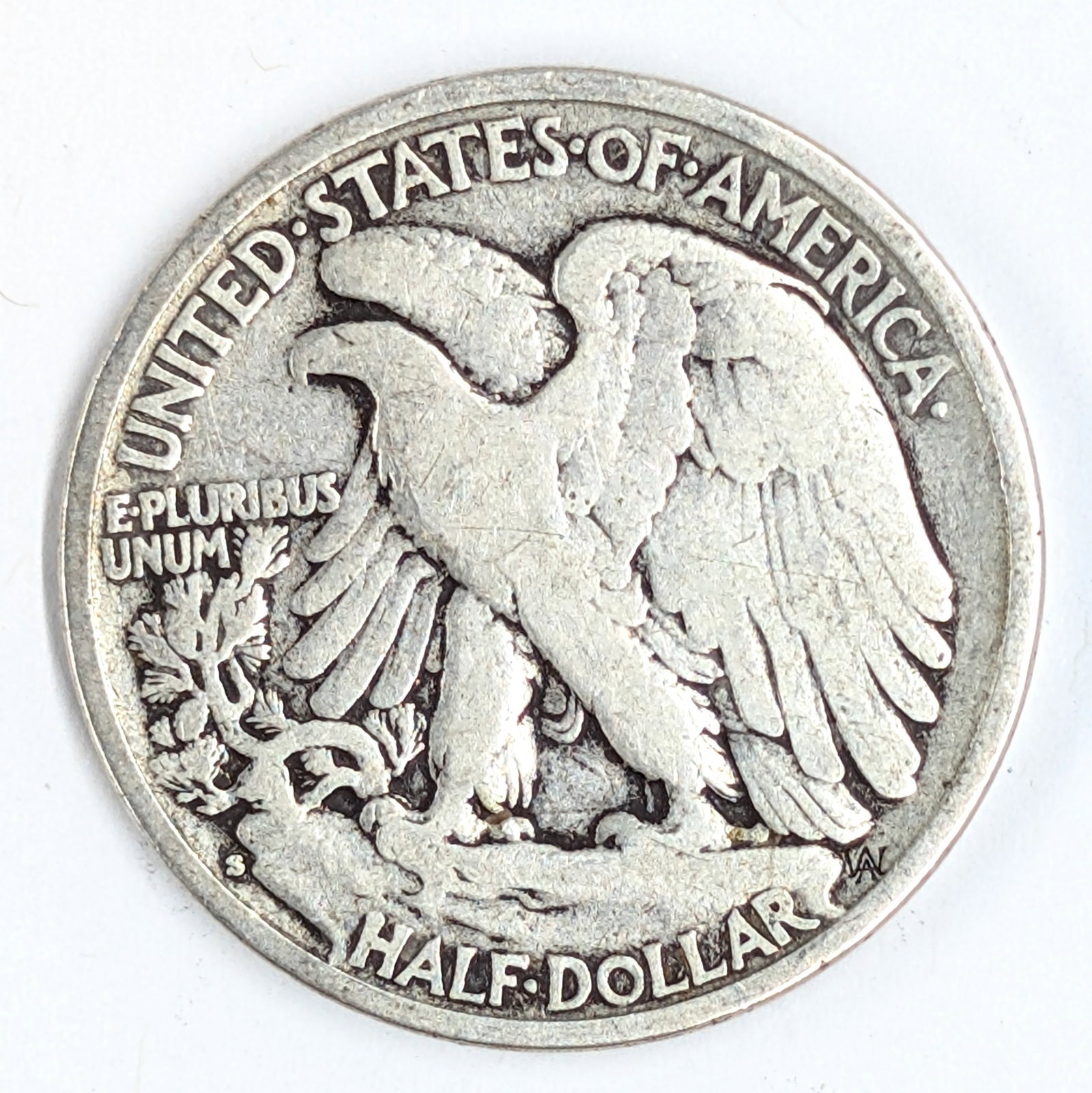 1936-S Silver Walking Liberty Half Dollar - 2