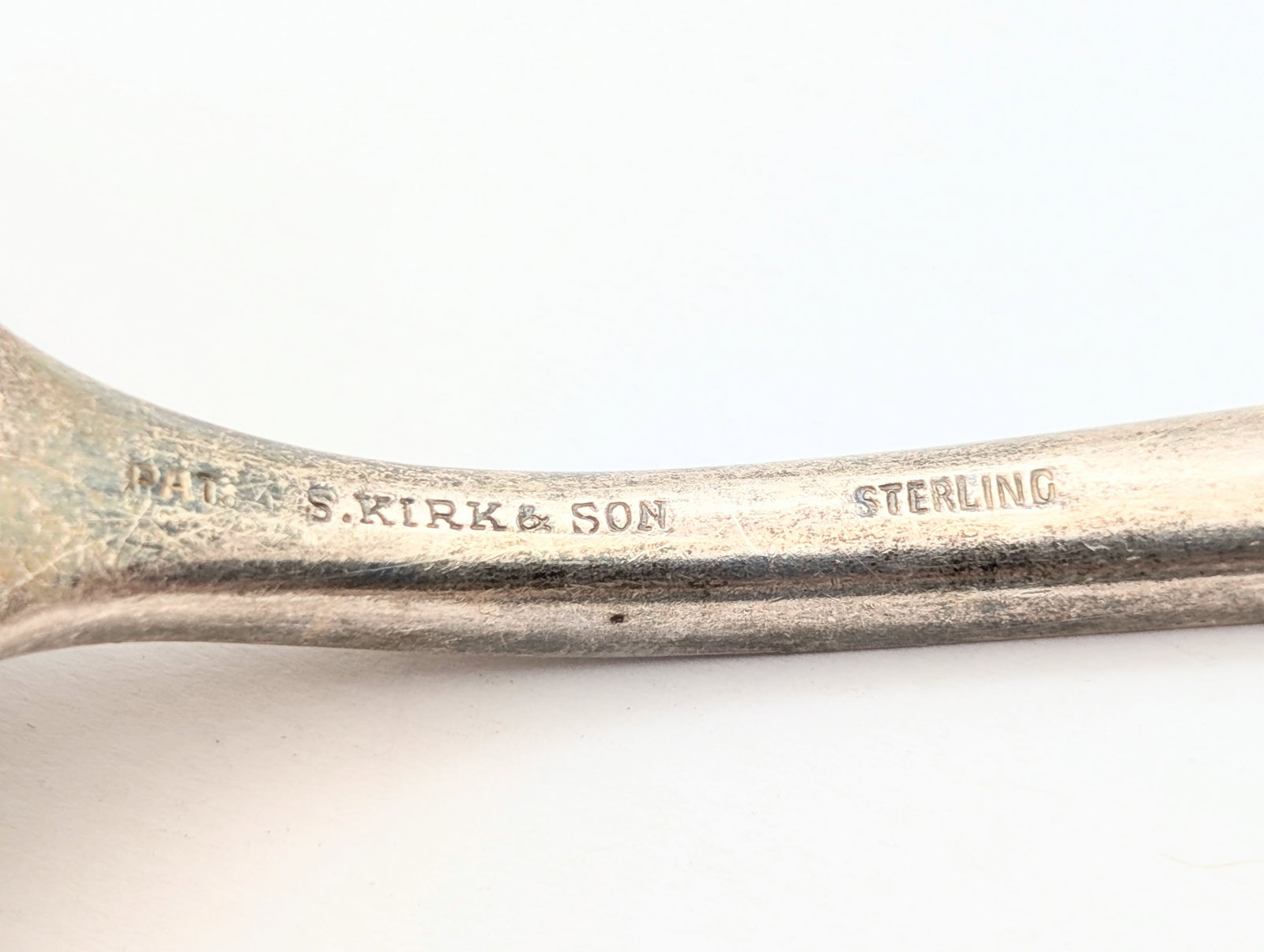 Vintage S. Kirk and Son Sterling Silver Serving Fork - 113.47g - 3