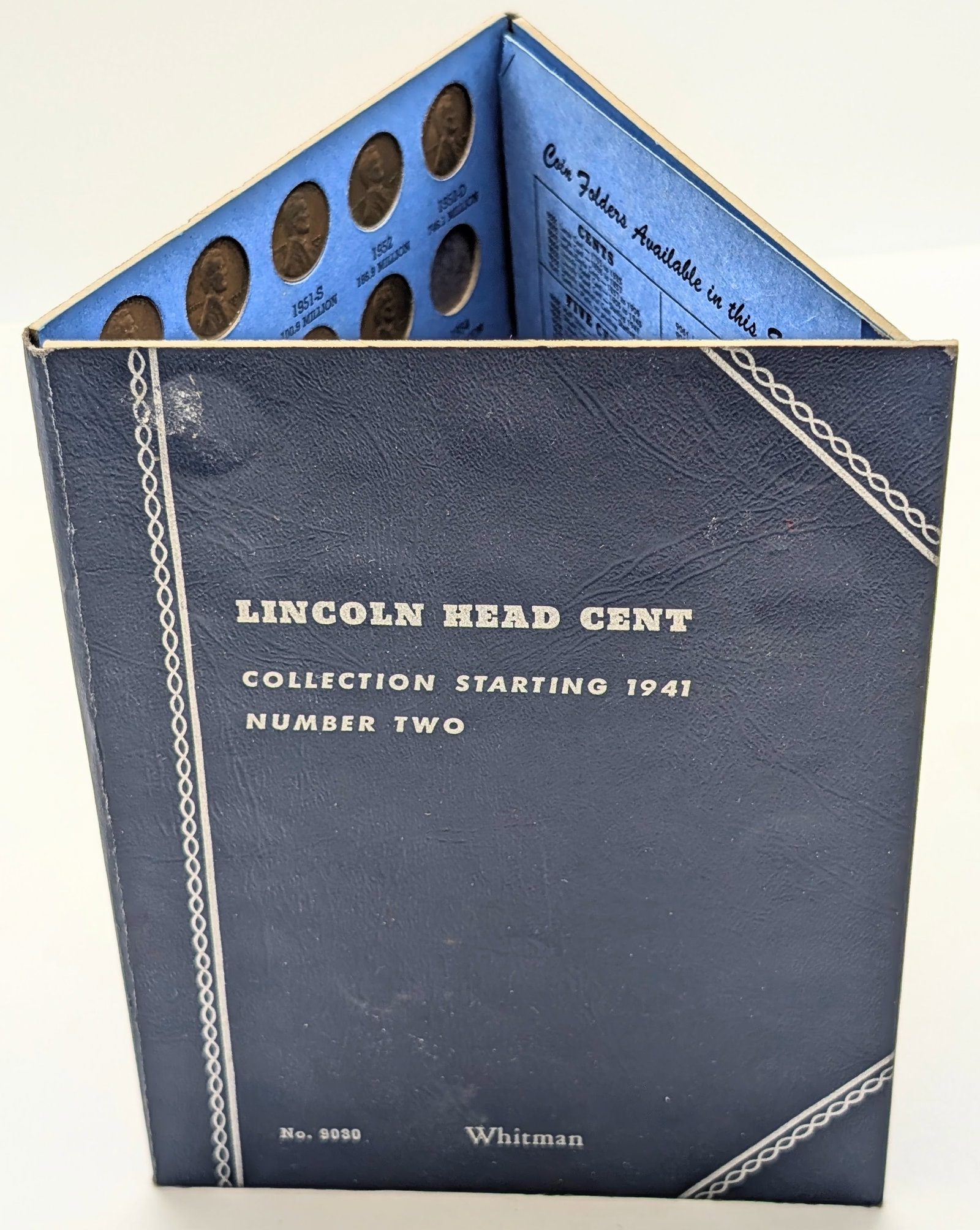 Whitman Lincoln Head Cent 1941-1972 Book w/ 66 Cents: Coin 