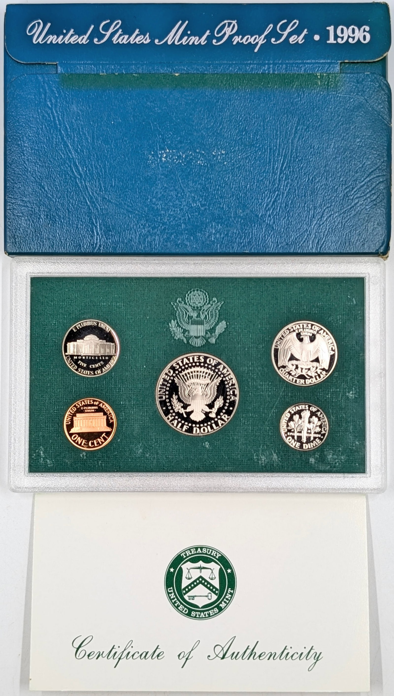 1996 US Mint Proof Set w/ COA - 2