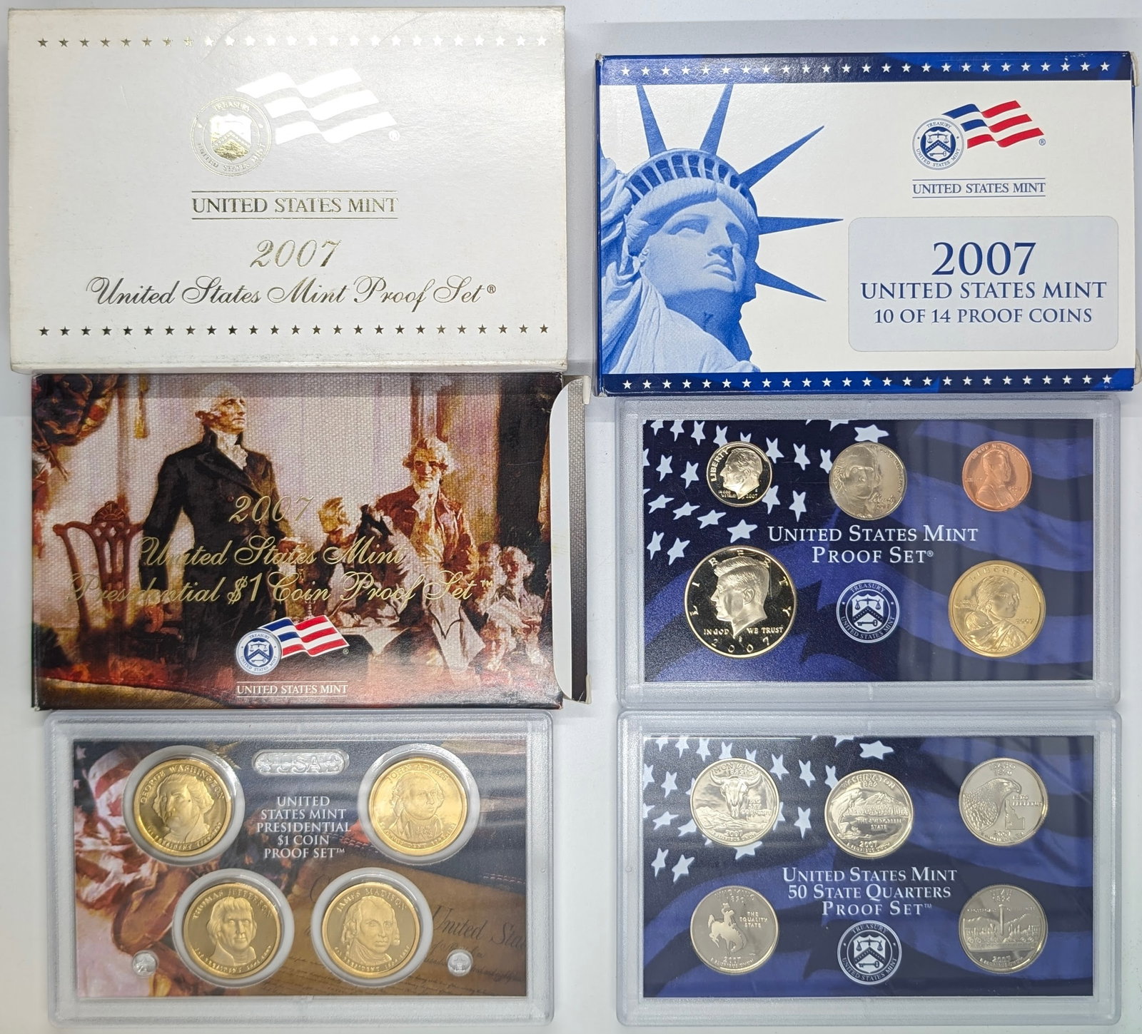 2007 US Mint Proof Set w/ COA: Coin