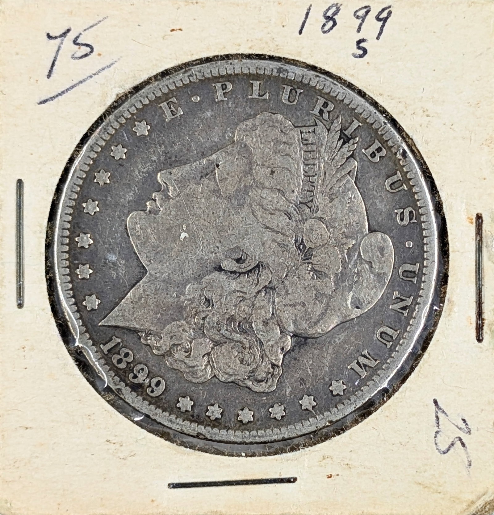 1899-S Morgan Silver Dollar: Silver