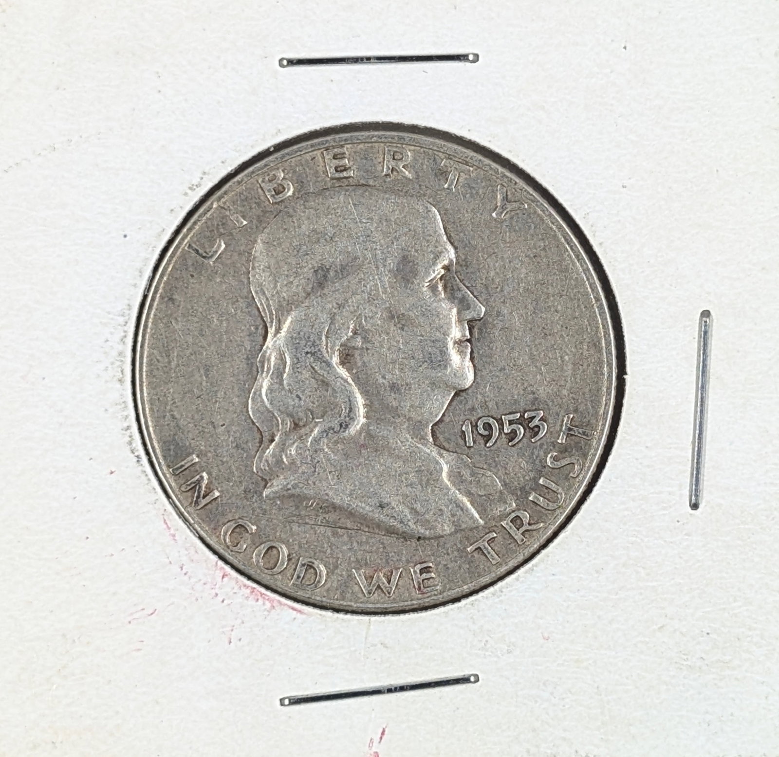 1953-D Silver Franklin Half Dollar: Silver 