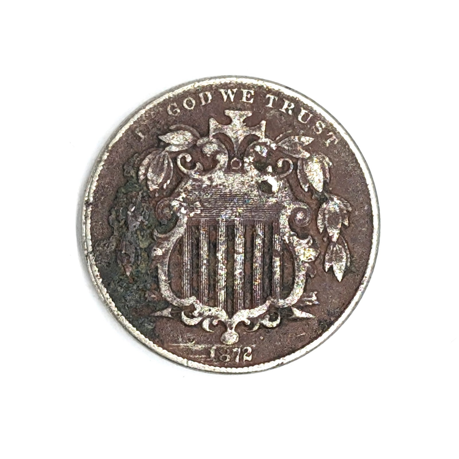 1872 Shield Nickel: Coin 
