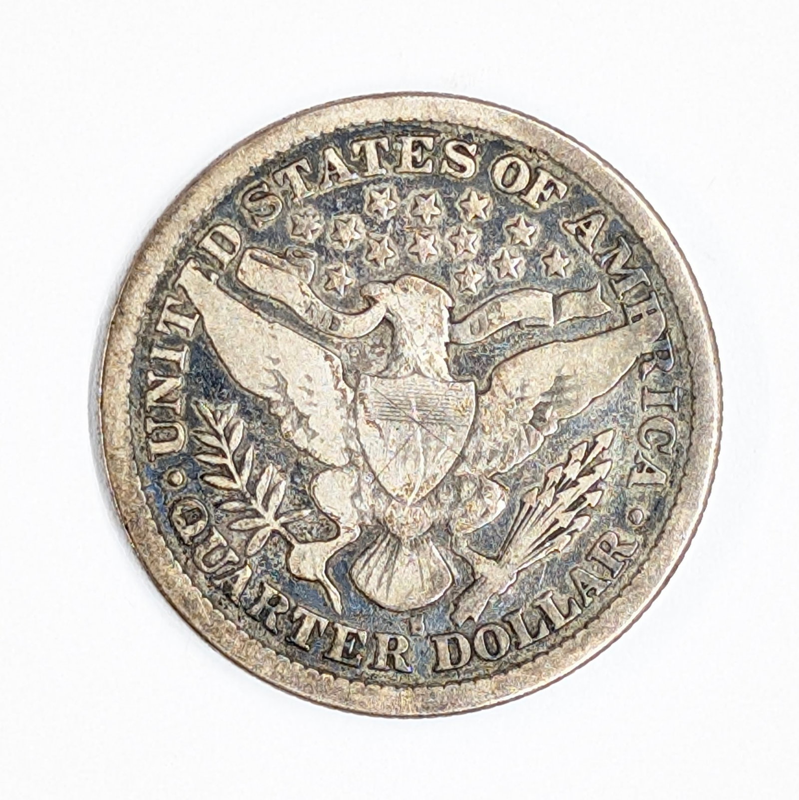 1893-S Silver Barber Quarter - Key Date - 2