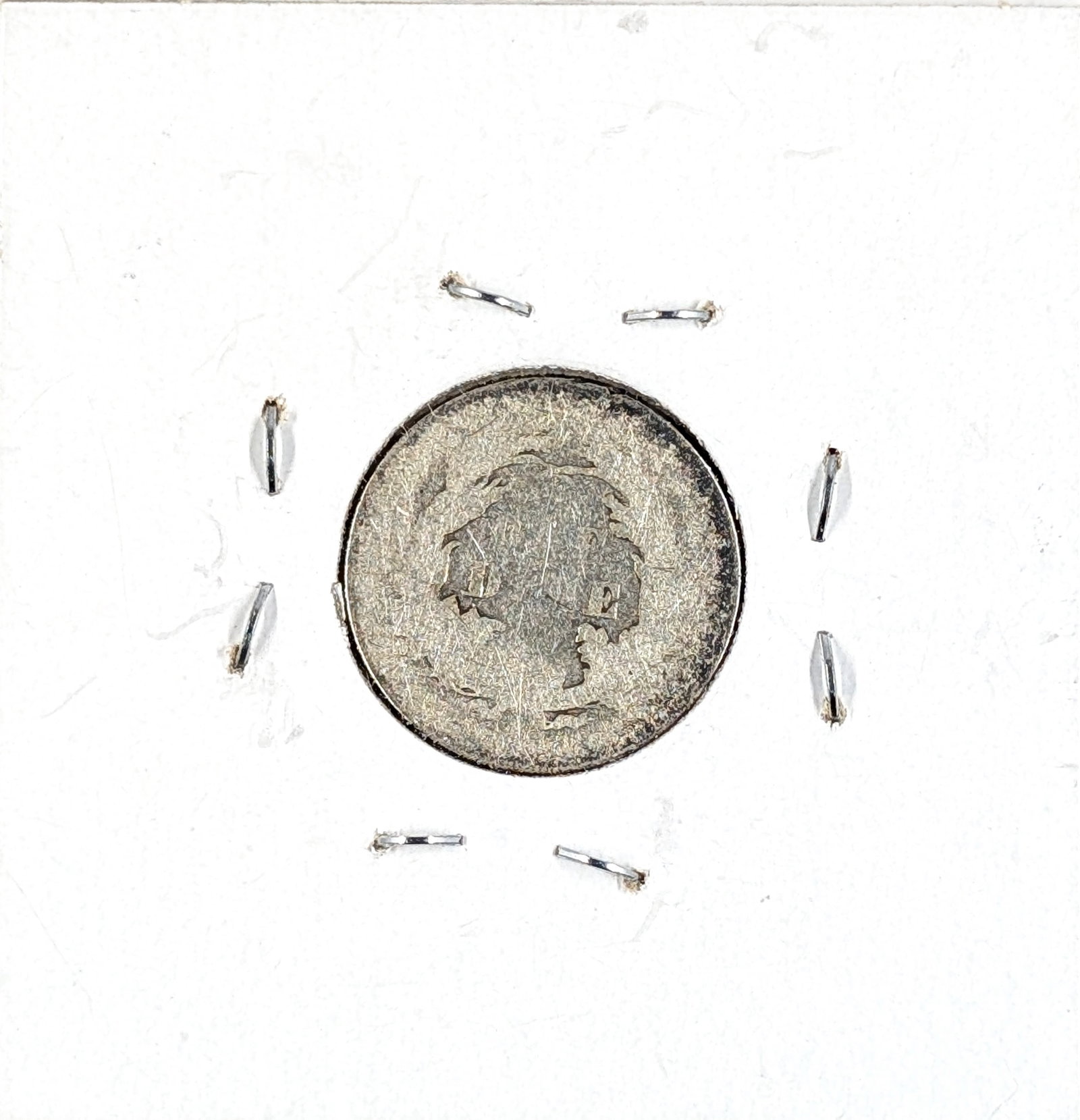 1875 Silver Seated Liberty Dime - 2