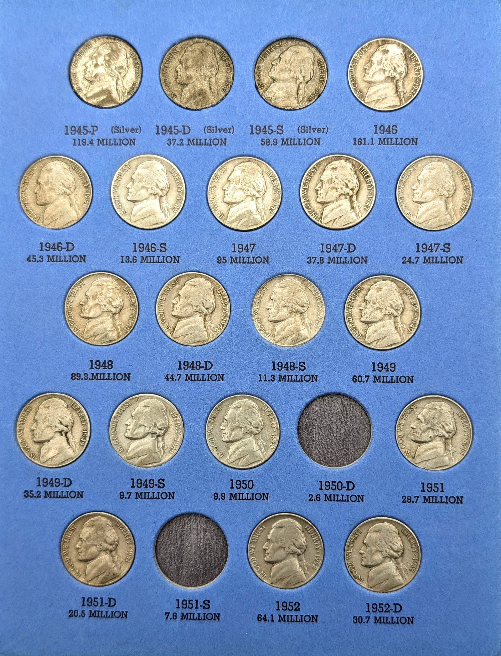 Jefferson Nickel Collection Starting 1938 Coin Album - 3